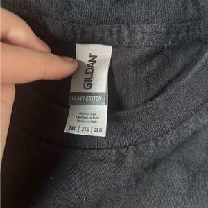 Gildan Black Heavy Cotton Tee